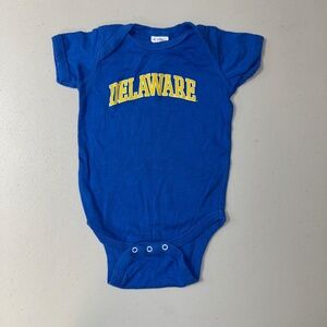 UD University Delaware DE Onesie 12 Months Baby One Piece Blue Bodysuit College